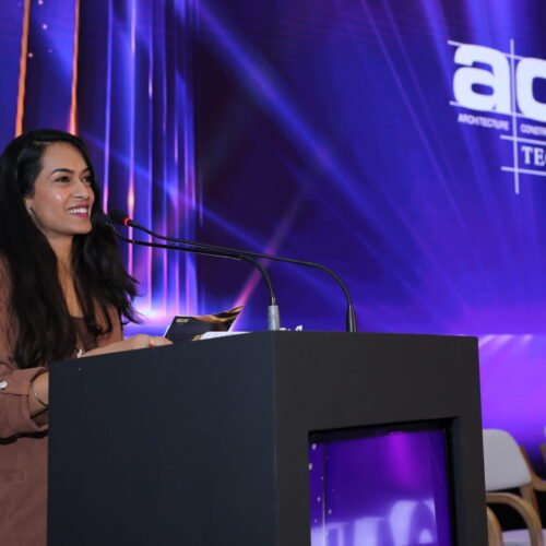 Emcee Vidya Acharya