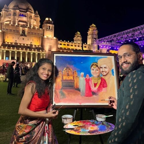 Live Indian Painter